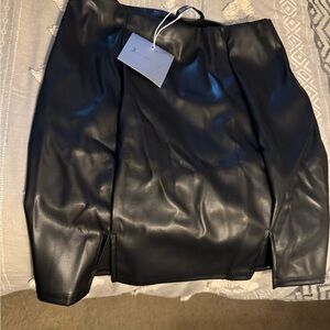 Size small pleather skirt from Amazon. Brand new with tags. Never worn.